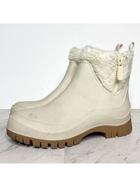 Sam Edelman Lenna Natural Ivory Rain Boot 10M
